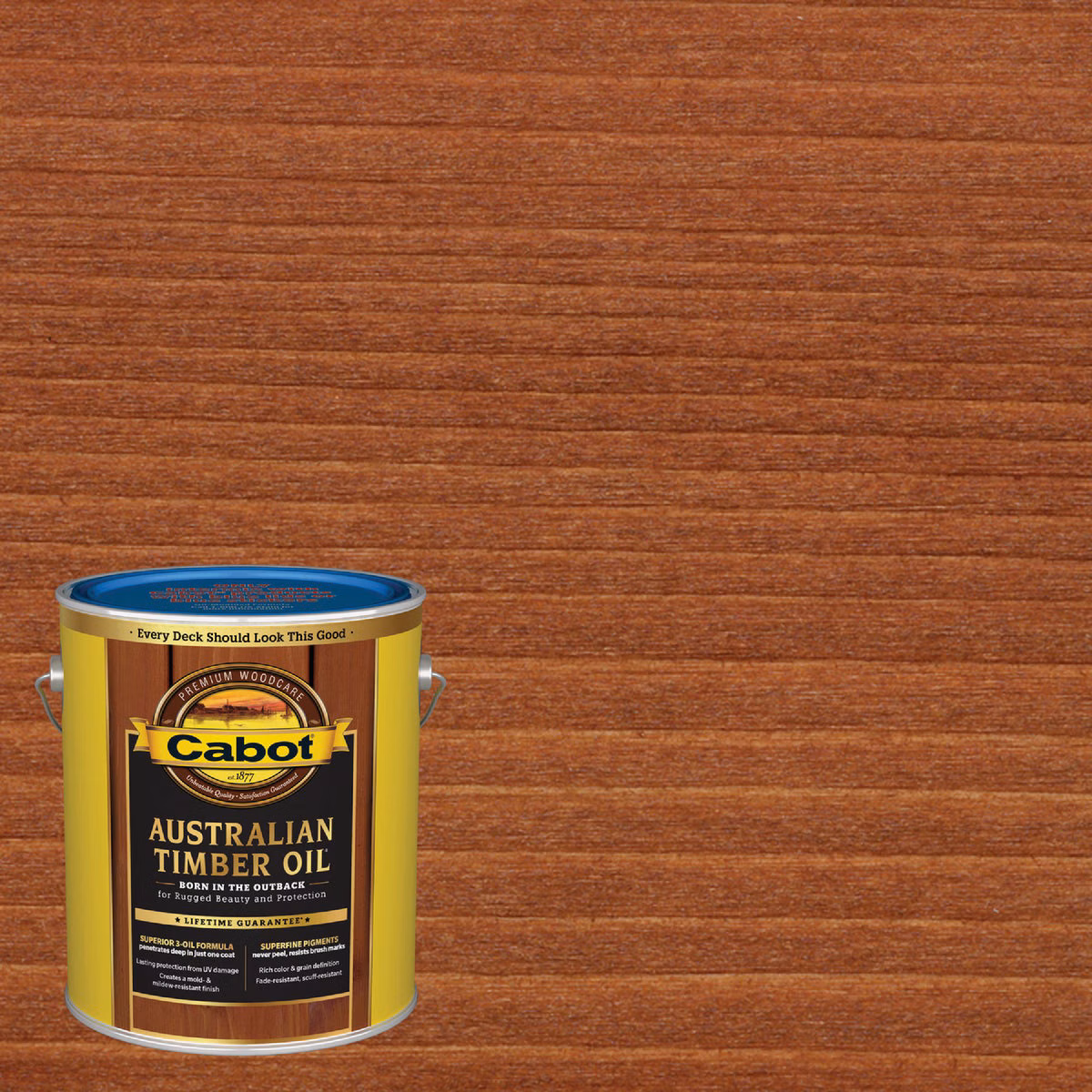 Cabot Australian Timber Oil Low VOC, Jarrah Brown, 1 Gal.