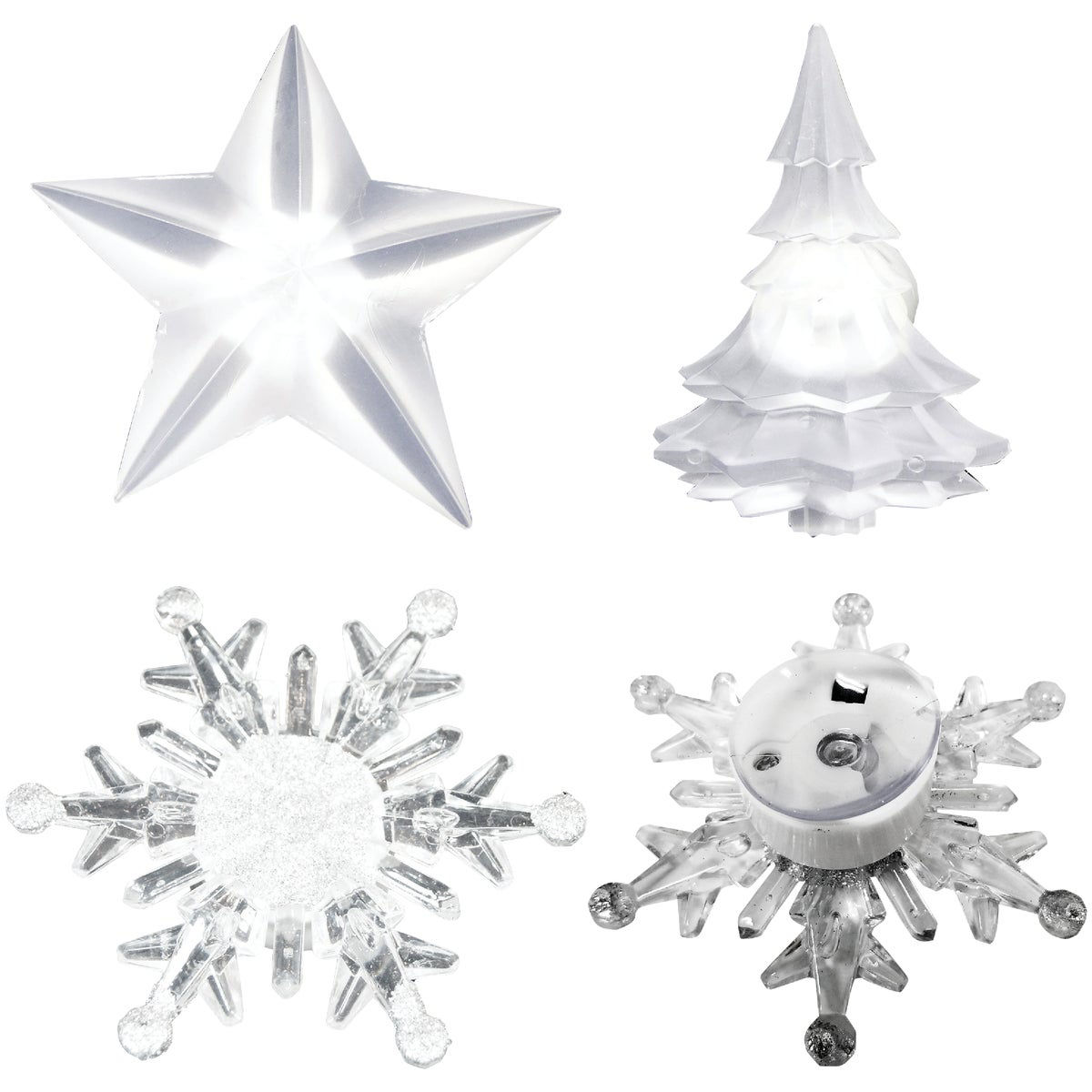 Alpine LED Lighted Wall Decoration with Suction Cup