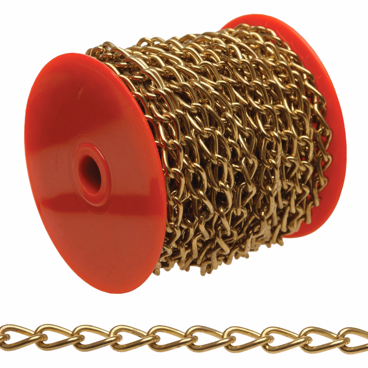 Campbell #90 82 Ft. Nickel-Plated Metal Craft Chain