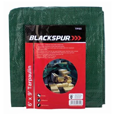 6′ X 9′ Tarpaulin, Green