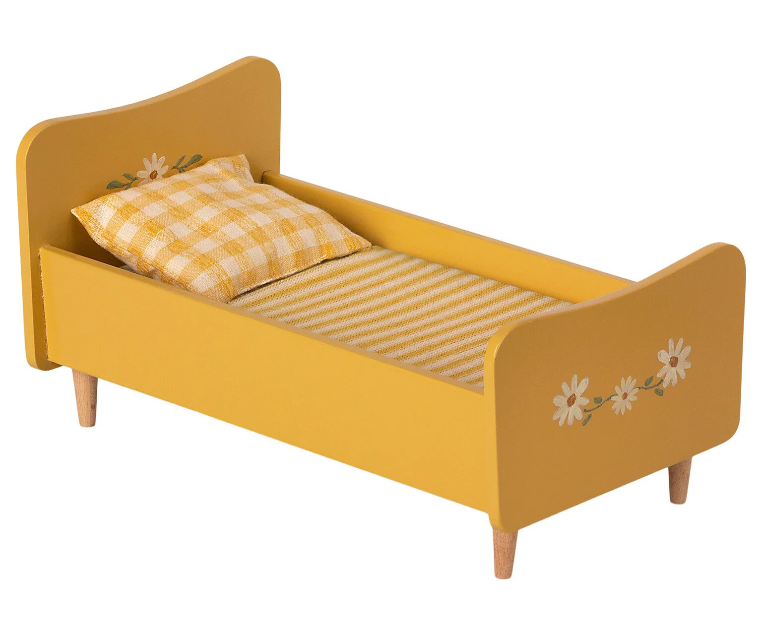 Mini Wooden Bed – Yellow