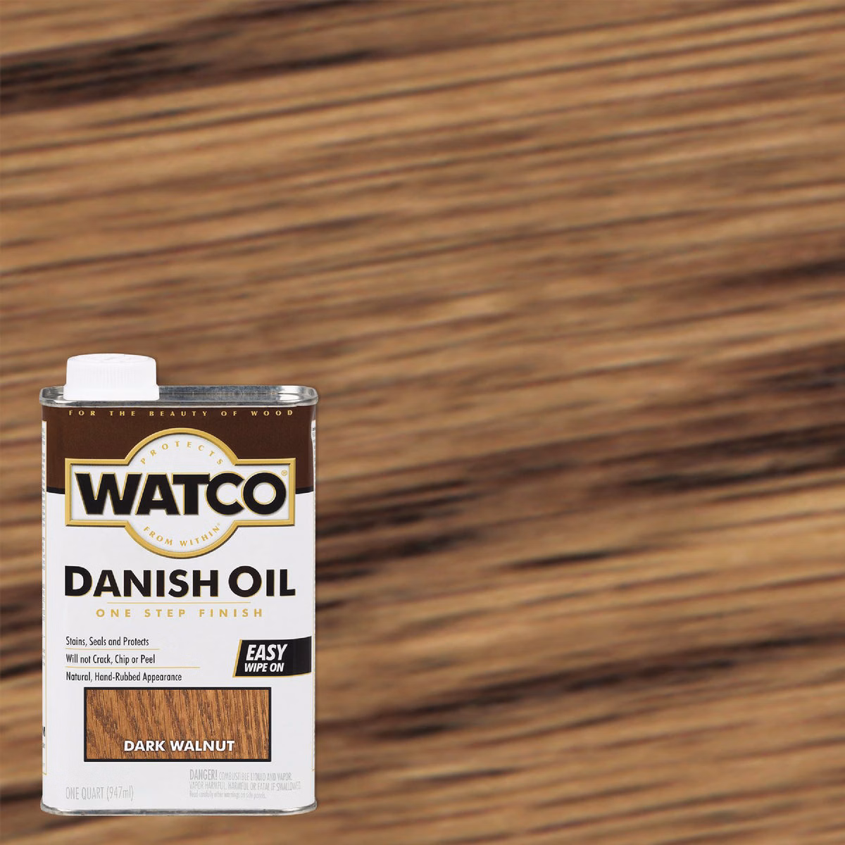 Watco Danish 1 Qt. Low VOC Dark Walnut Oil Finish