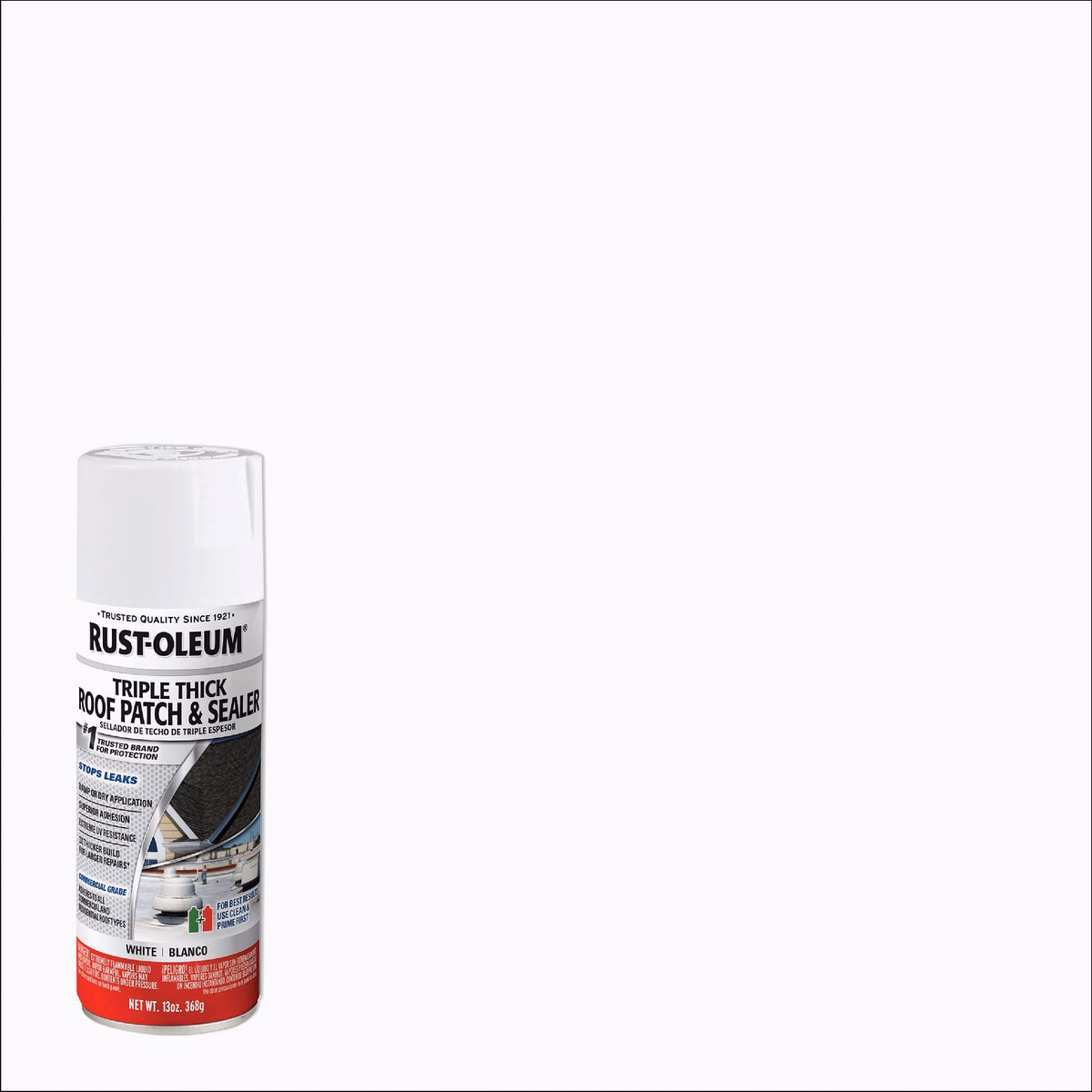 Rust-Oleum 13 Oz. Roofing Triple Thick Roof Patch & Sealer White Spray
