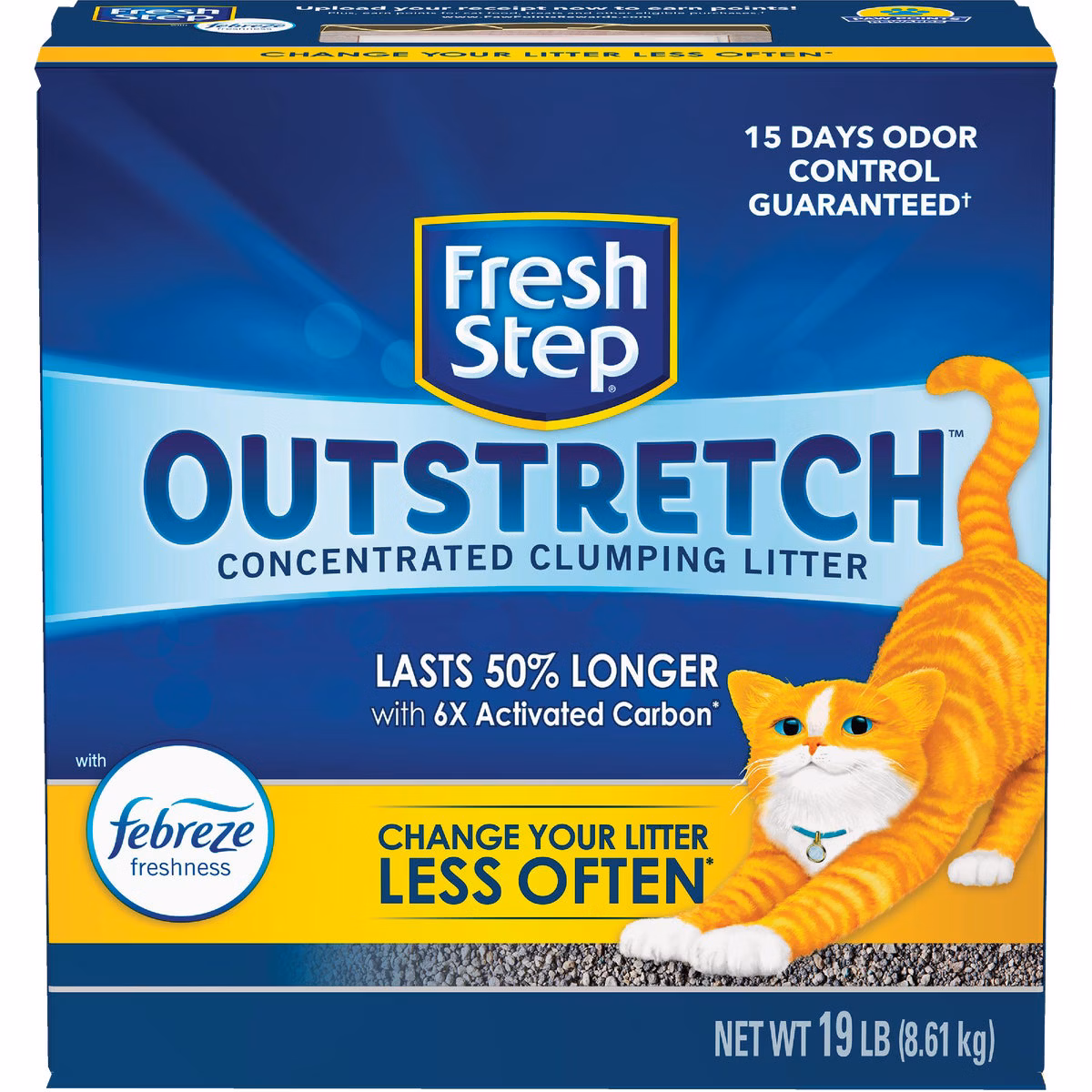 Fresh Step Outstretch 19 Lb. Concentrated Clumping Cat Litter