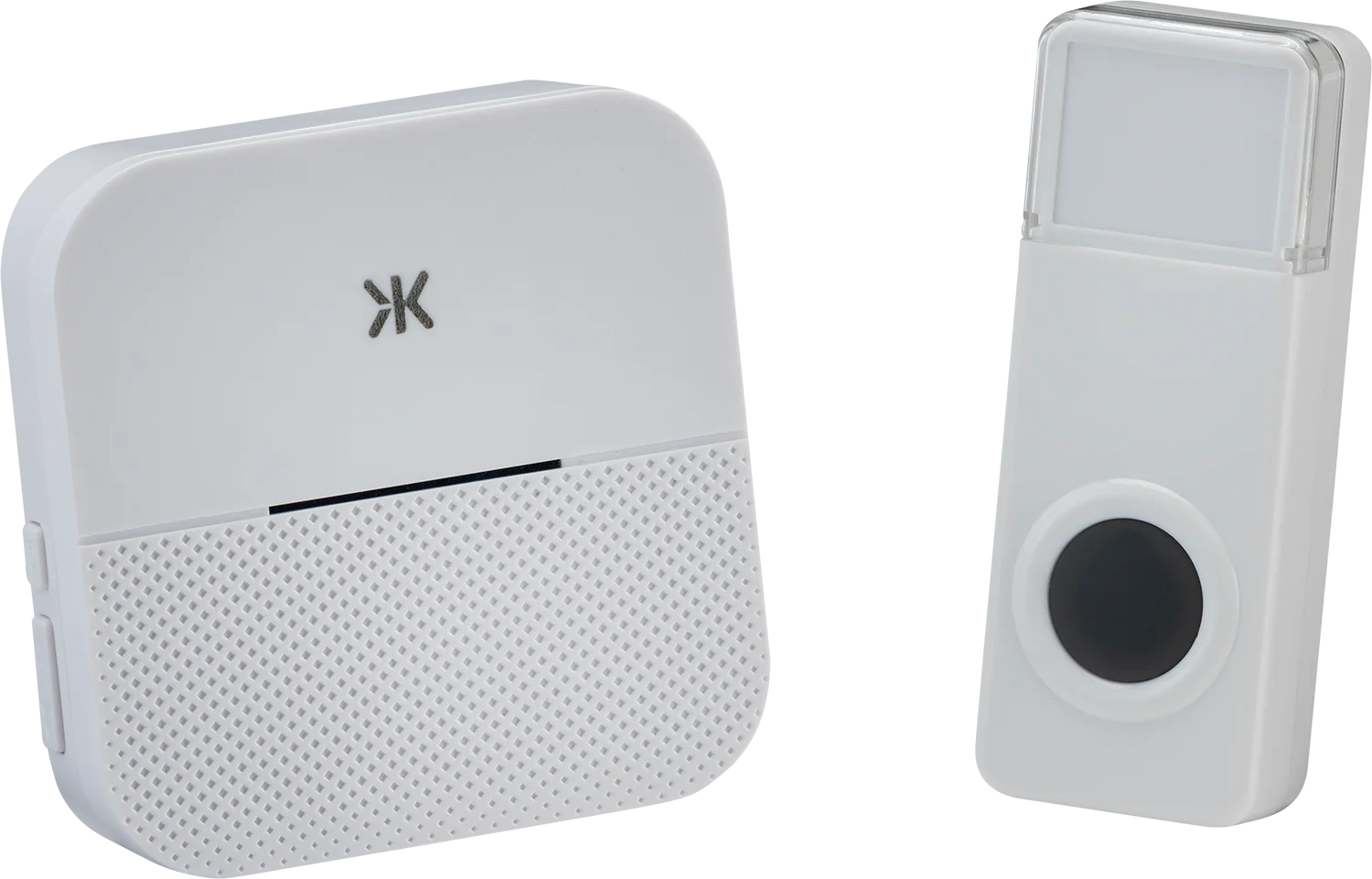 Wireless plug in door chime – white
