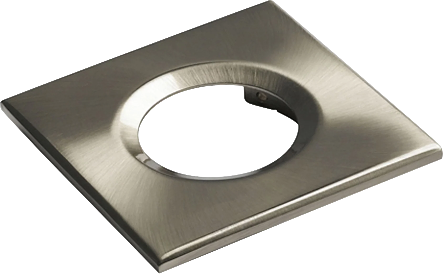 Traditional IP65 Square Fire Rated Bezels for FireKnight – Brushed Chrome