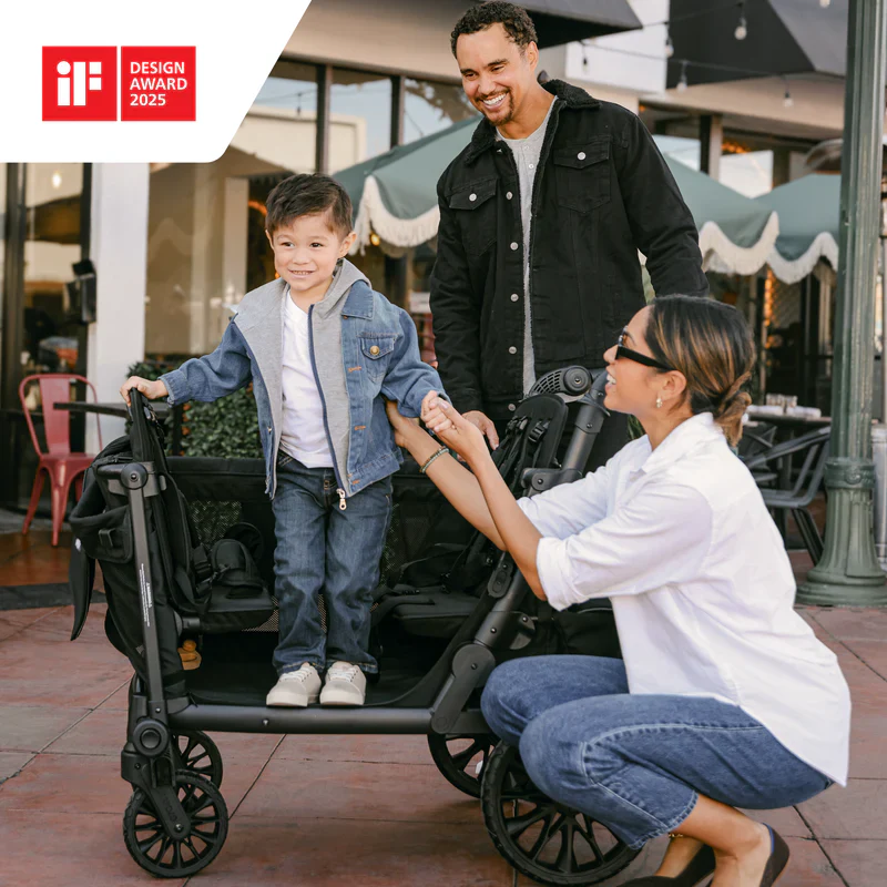 WonderFold L4 Quad Stroller Wagon (4 Seater)