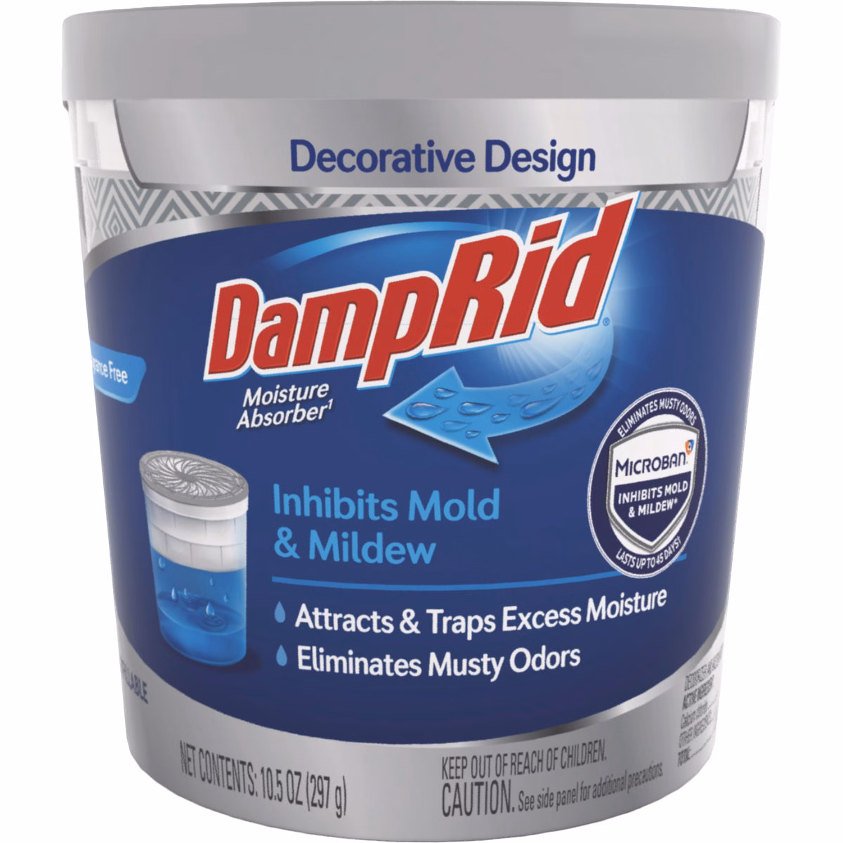 DampRid 10.5 Oz. Fragrance Free Moisture Absorber with Microban