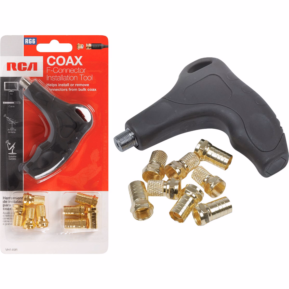 RCA 7.8 In. Plastic F-Connector Installation Tool