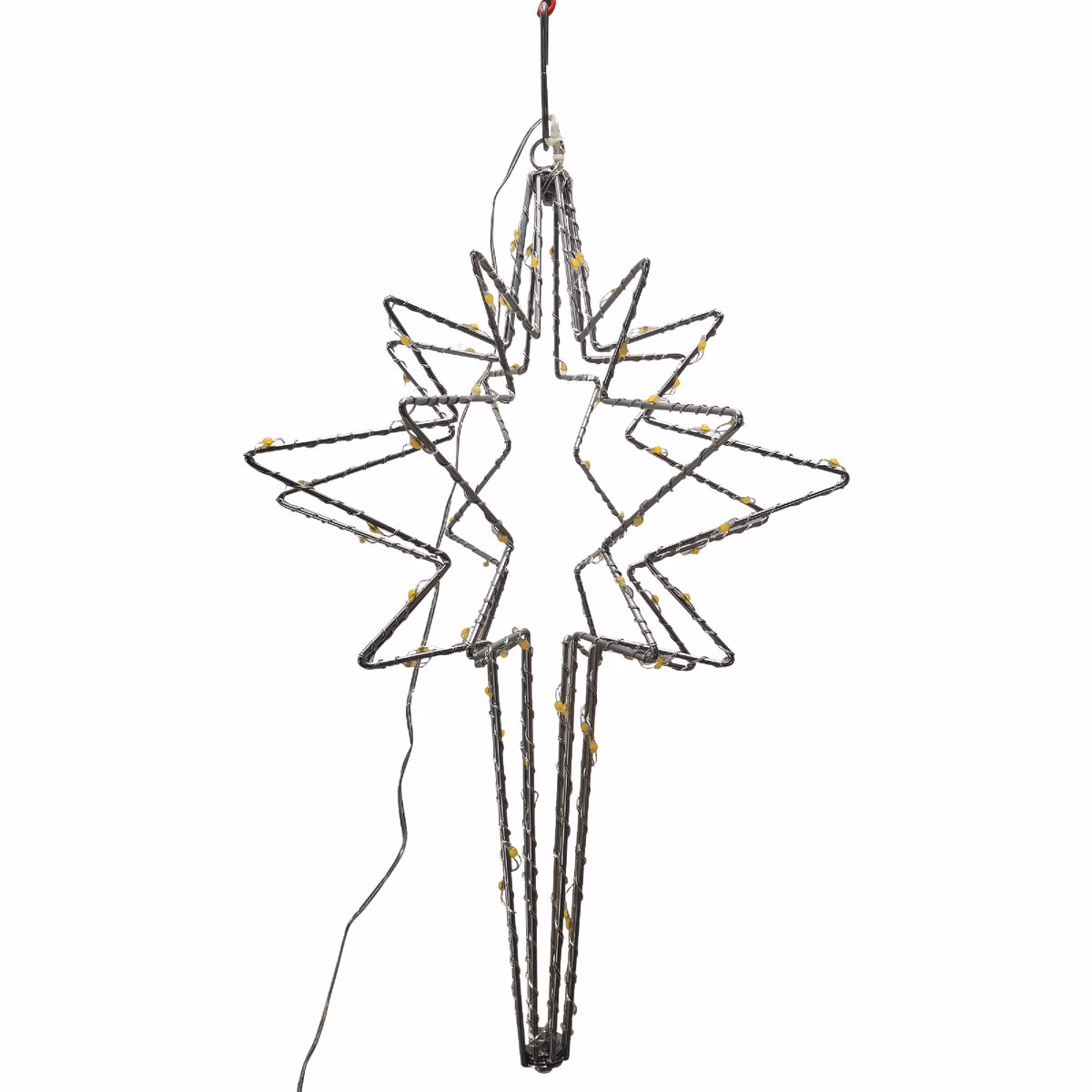 Alpine 18 In. LED Warm White Bethlehem Star Lighted Decoration