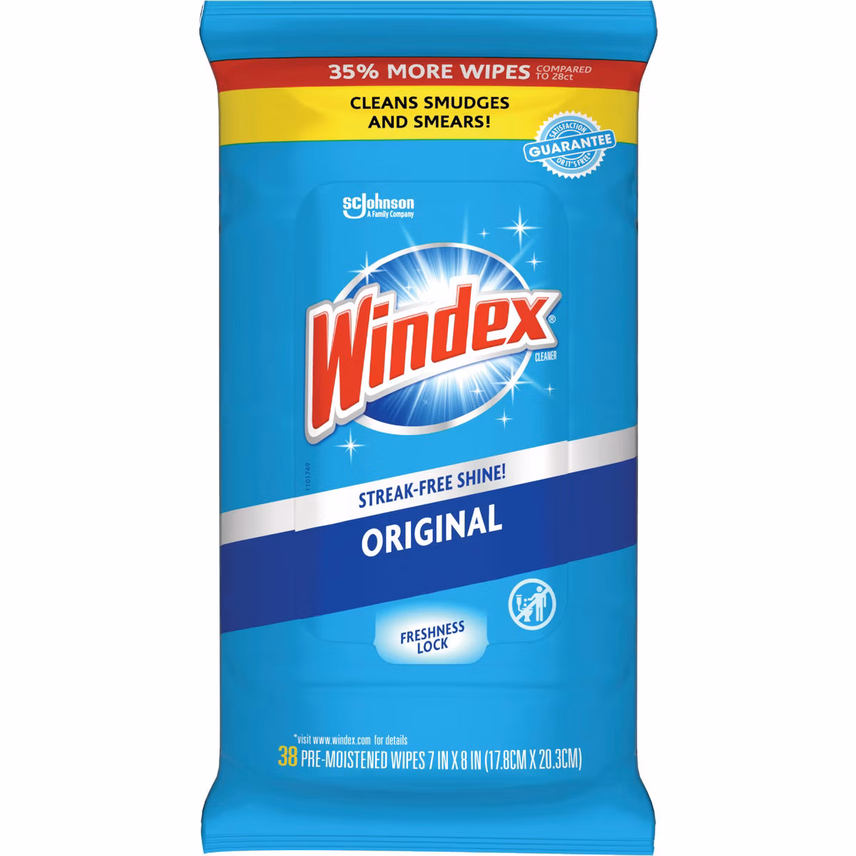 Windex Original Glass Cleaner Wipes (38-Count)