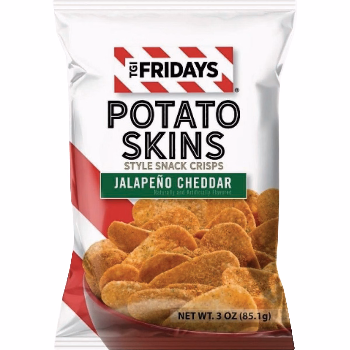 TGI Fridays 3 Oz. Jalapeno Cheddar Potato Skins Chips