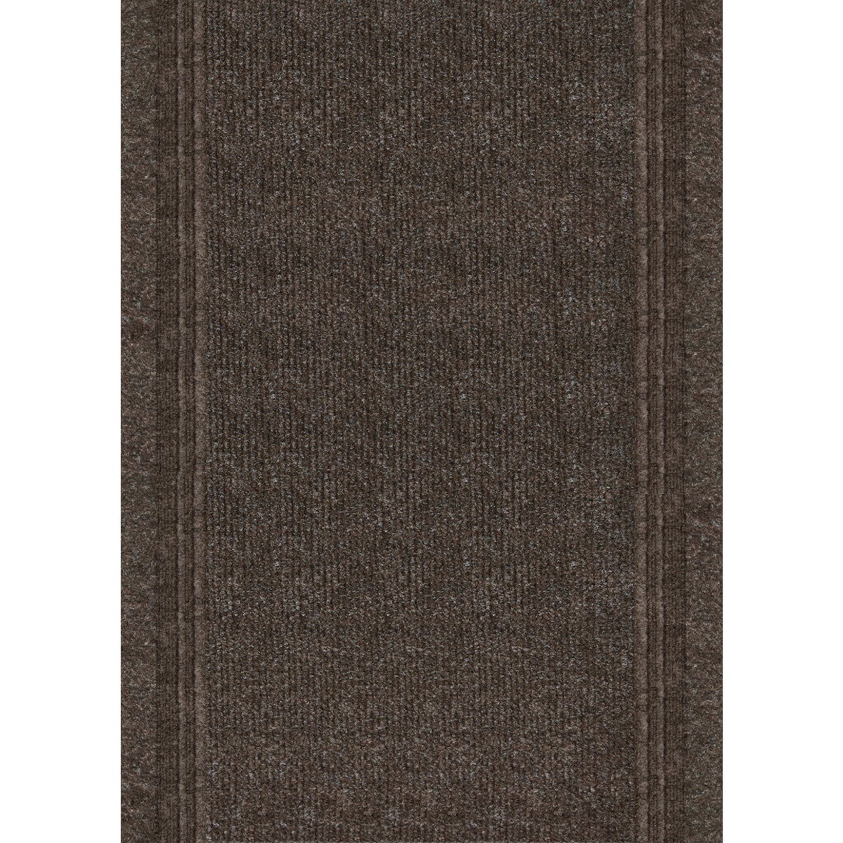 Multy Home Tracker 26 In. x 60 Ft. Brown Carpet Runner, Indoor/Outdoor