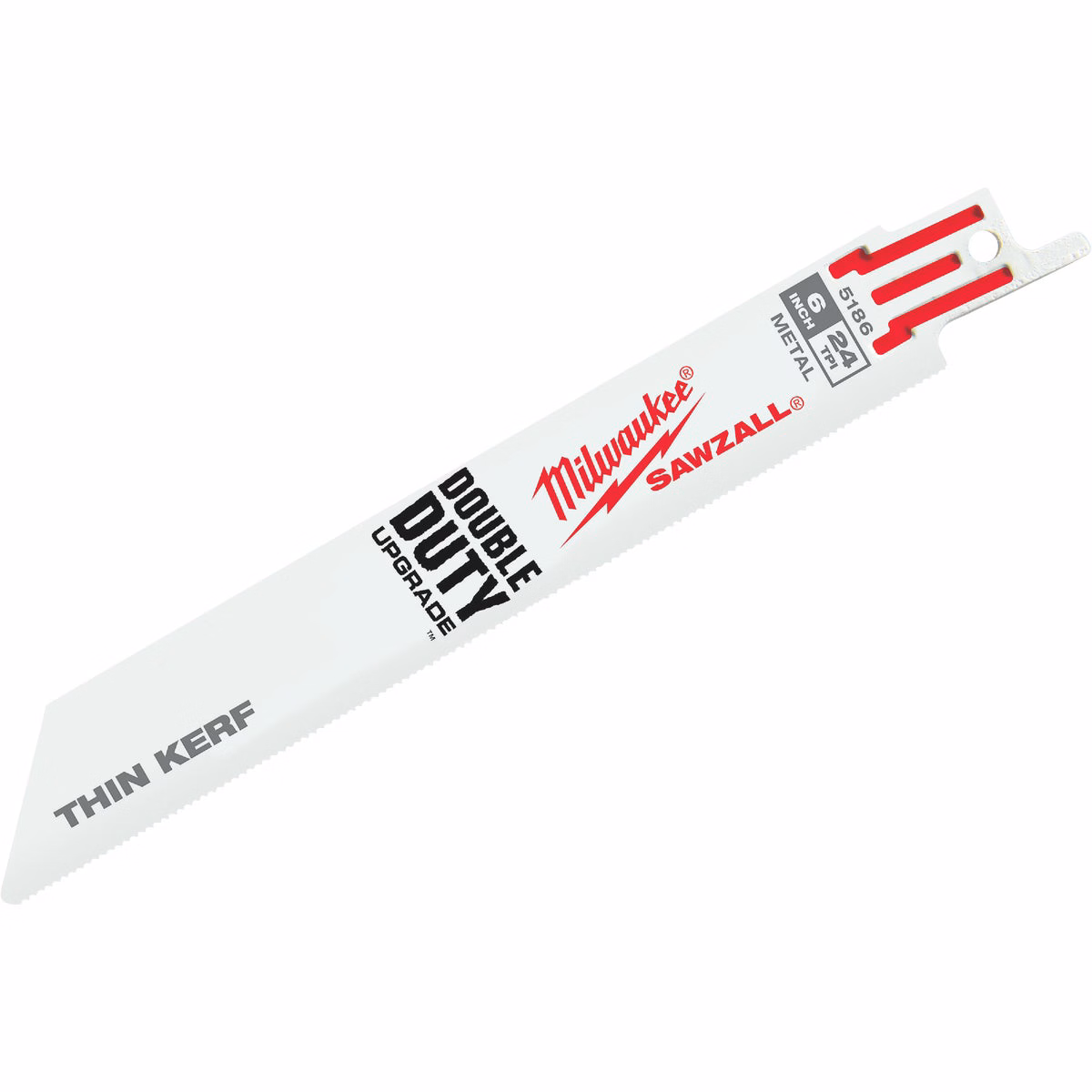 Milwaukee SAWZALL 6 In. 24 TPI Metal Reciprocating Saw Blade (5-Pack)