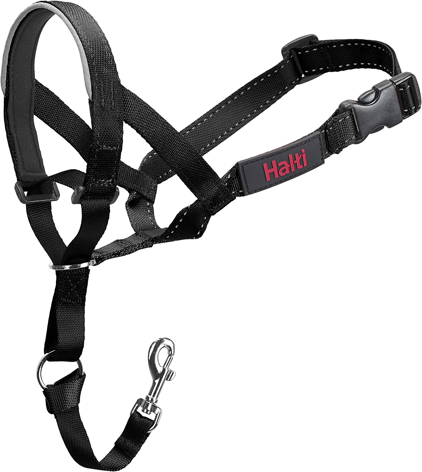 Dog Headcollar, Black, Size 2