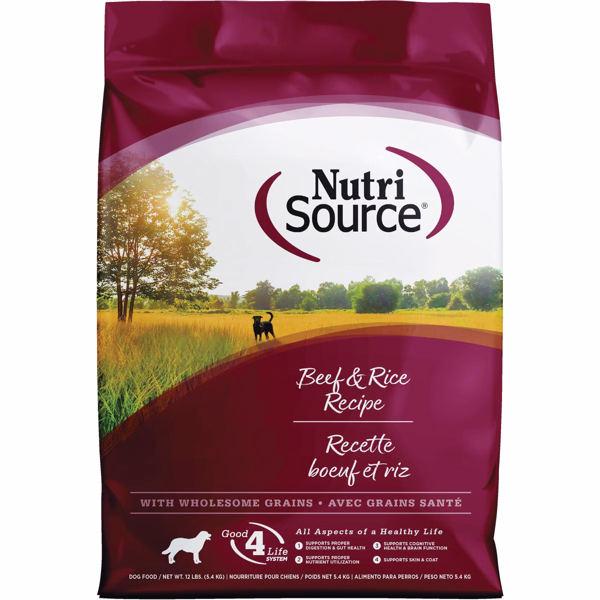 NutriSource 26 Lb. Beef & Rice Recipe Dog Food