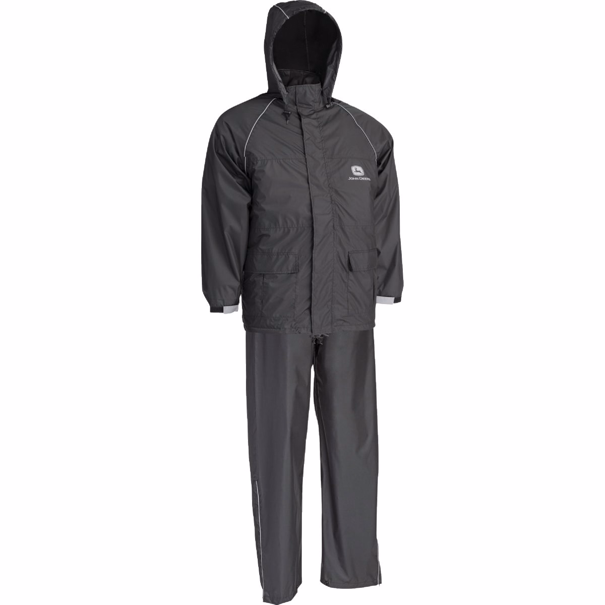 Boss XL 3-Piece Black Polyester Rain Suit