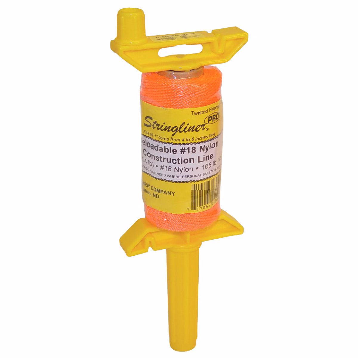 Stringliner PRO 270 Ft. Fluorescent Orange Twisted Nylon Mason Line Reel