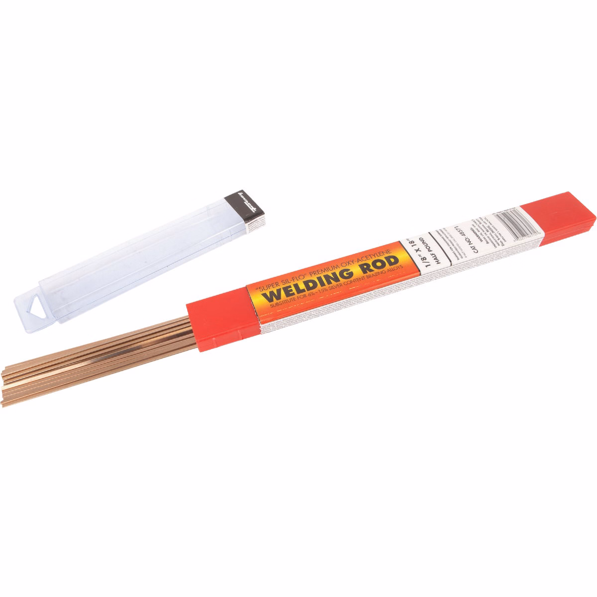 Forney 1/8 In. x 18 In. Super Sil-Flo Brazing Rod, 1/2 Lb.