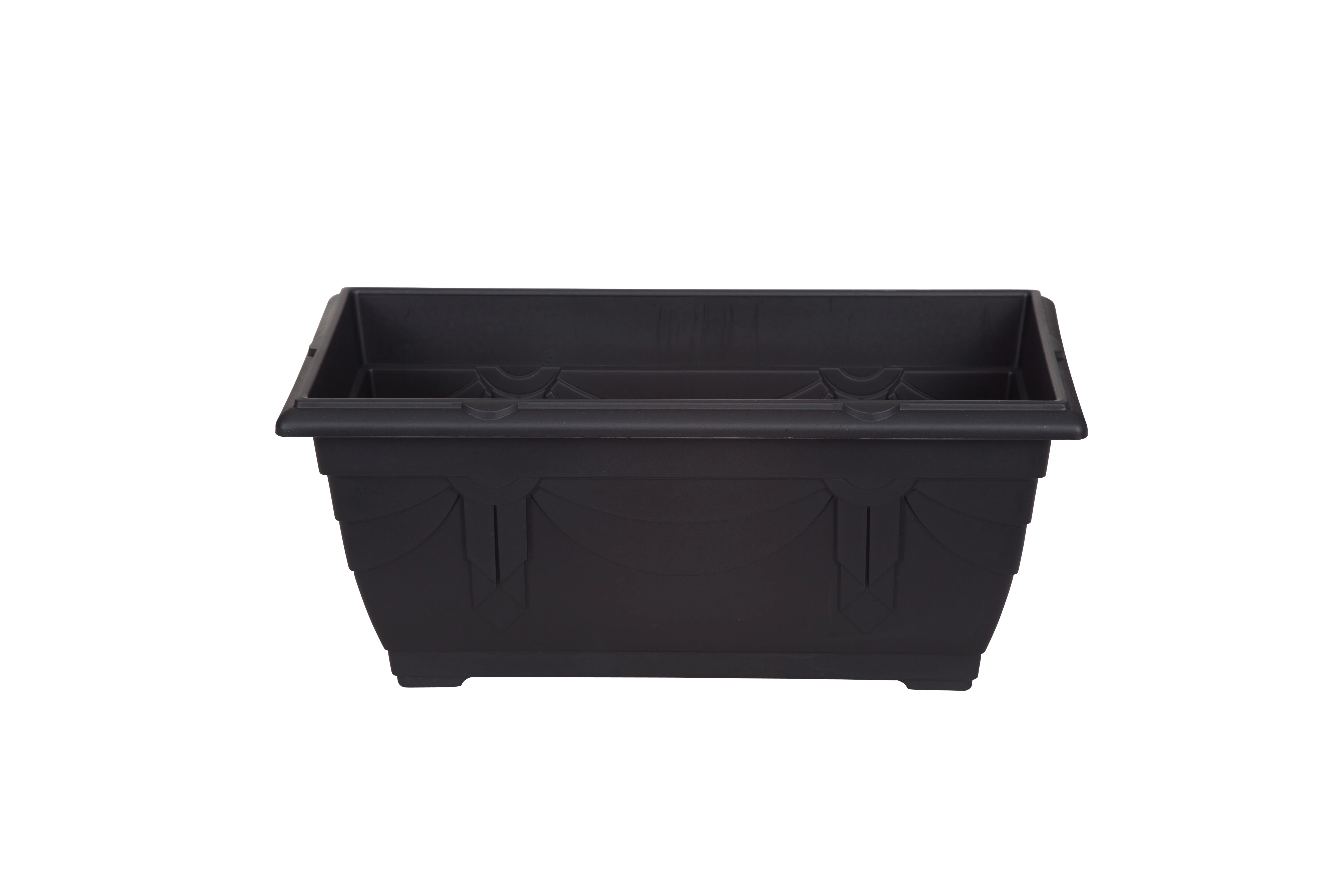 40cm Venetian Window Box, Black