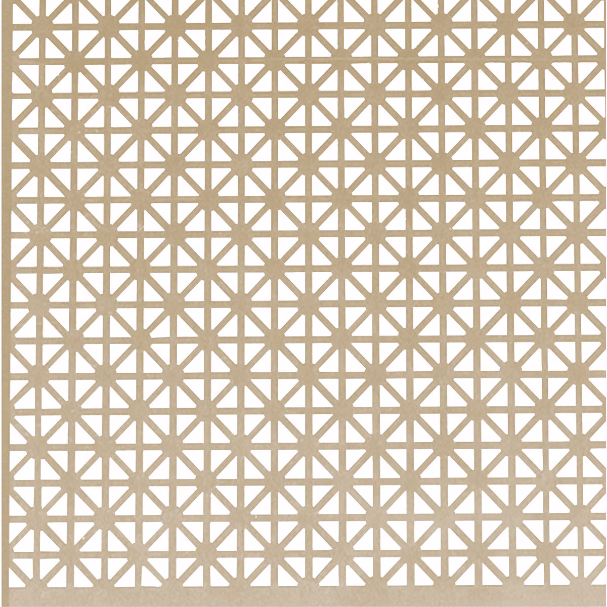 M-D Building Products 36 In. x 36 In. x .020 In. Brass Aluminum Sheet Union Jack