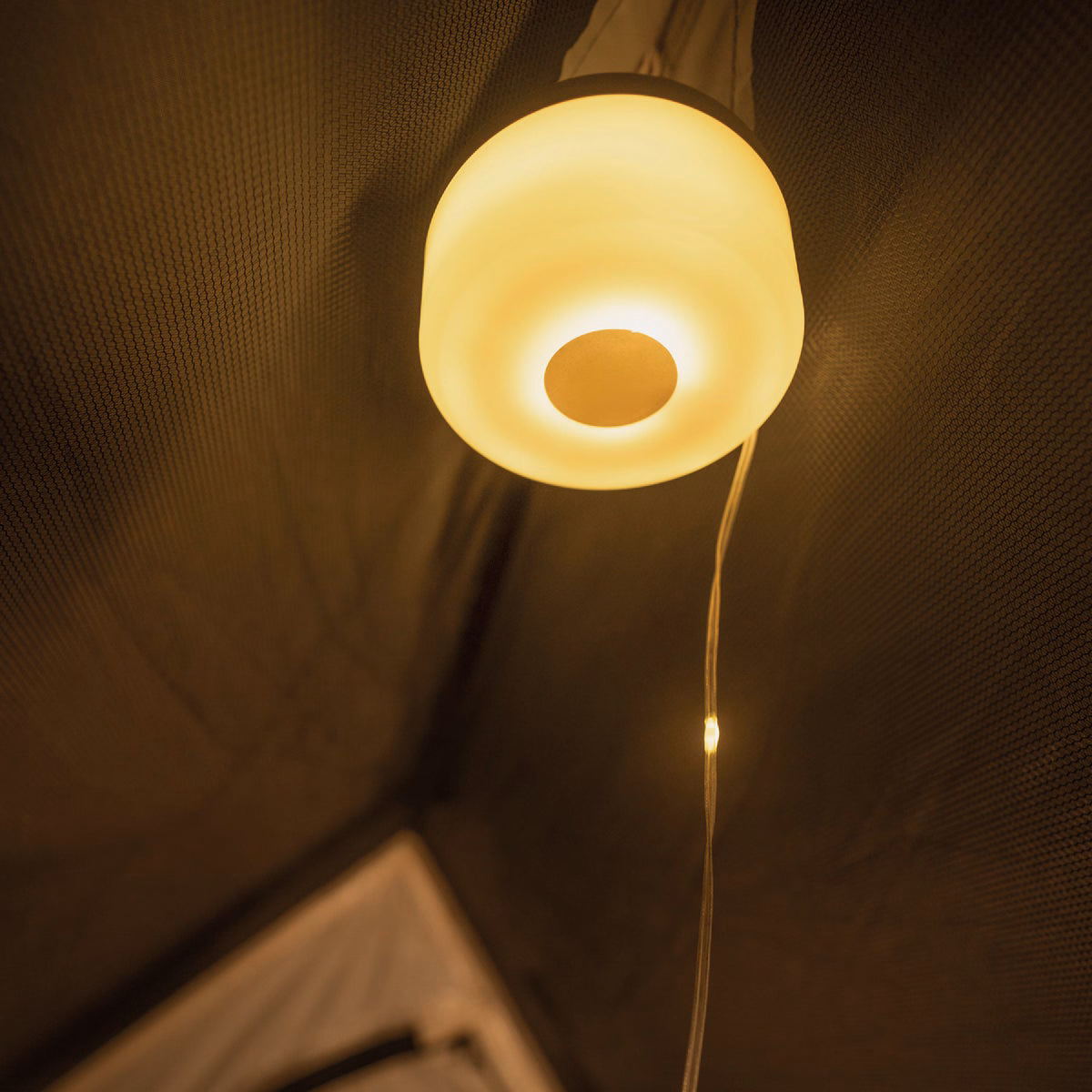 Brightz Hangable Rechargeable Warm White LED Reel Lantern String Light