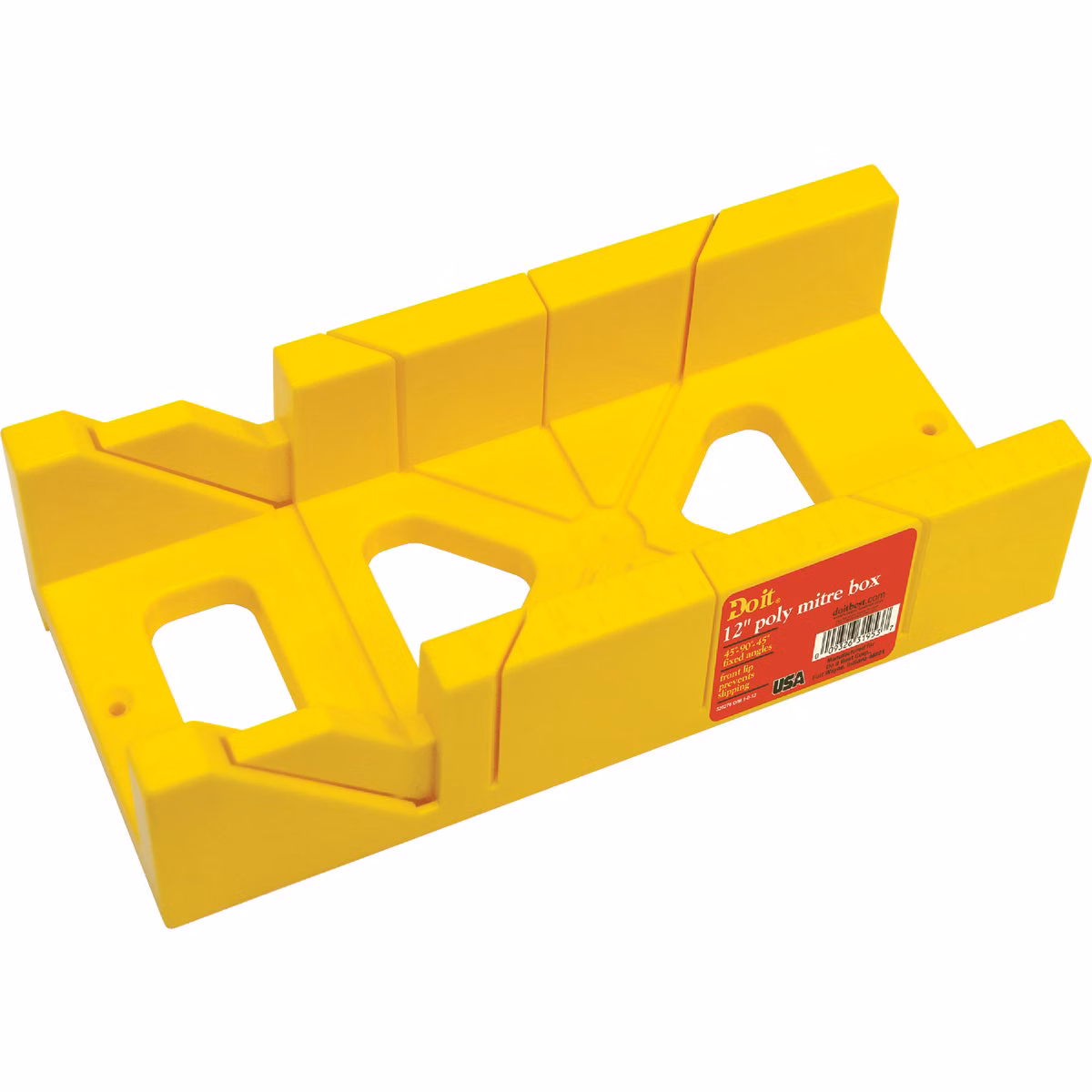 Do it Plastic 12 In. Miter Box (Saw not Included)