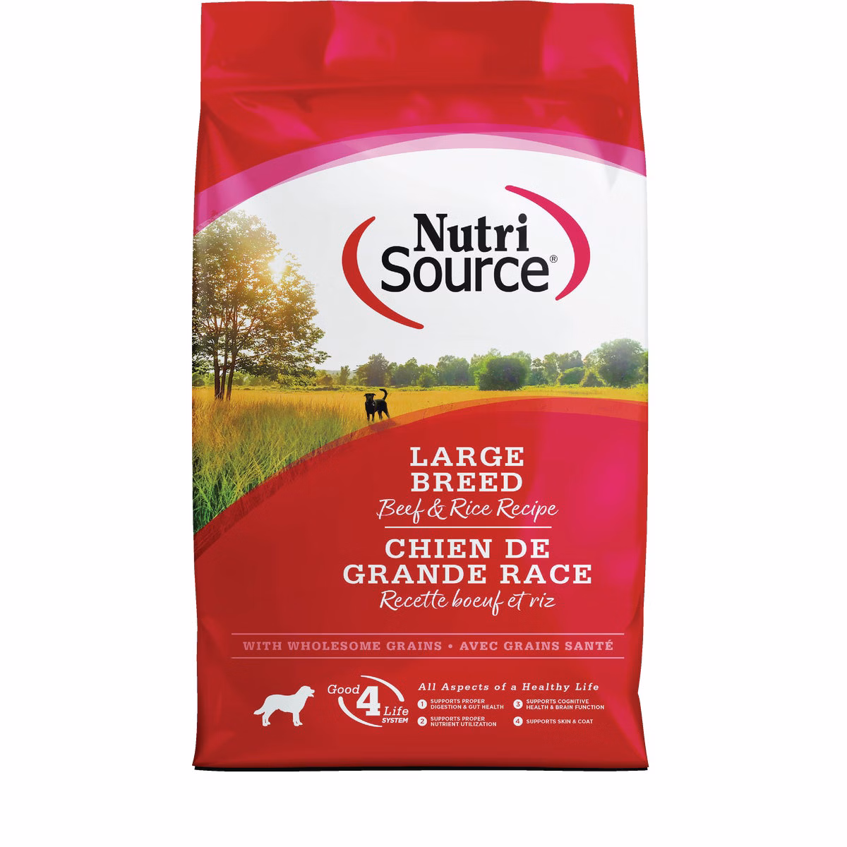 NutriSource 26 Lb. Beef & Rice Recipe Large Breed Dog Food
