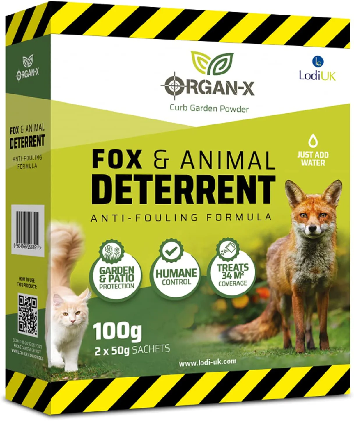 2 x 50g Fox & Animal Deterrent Sachets