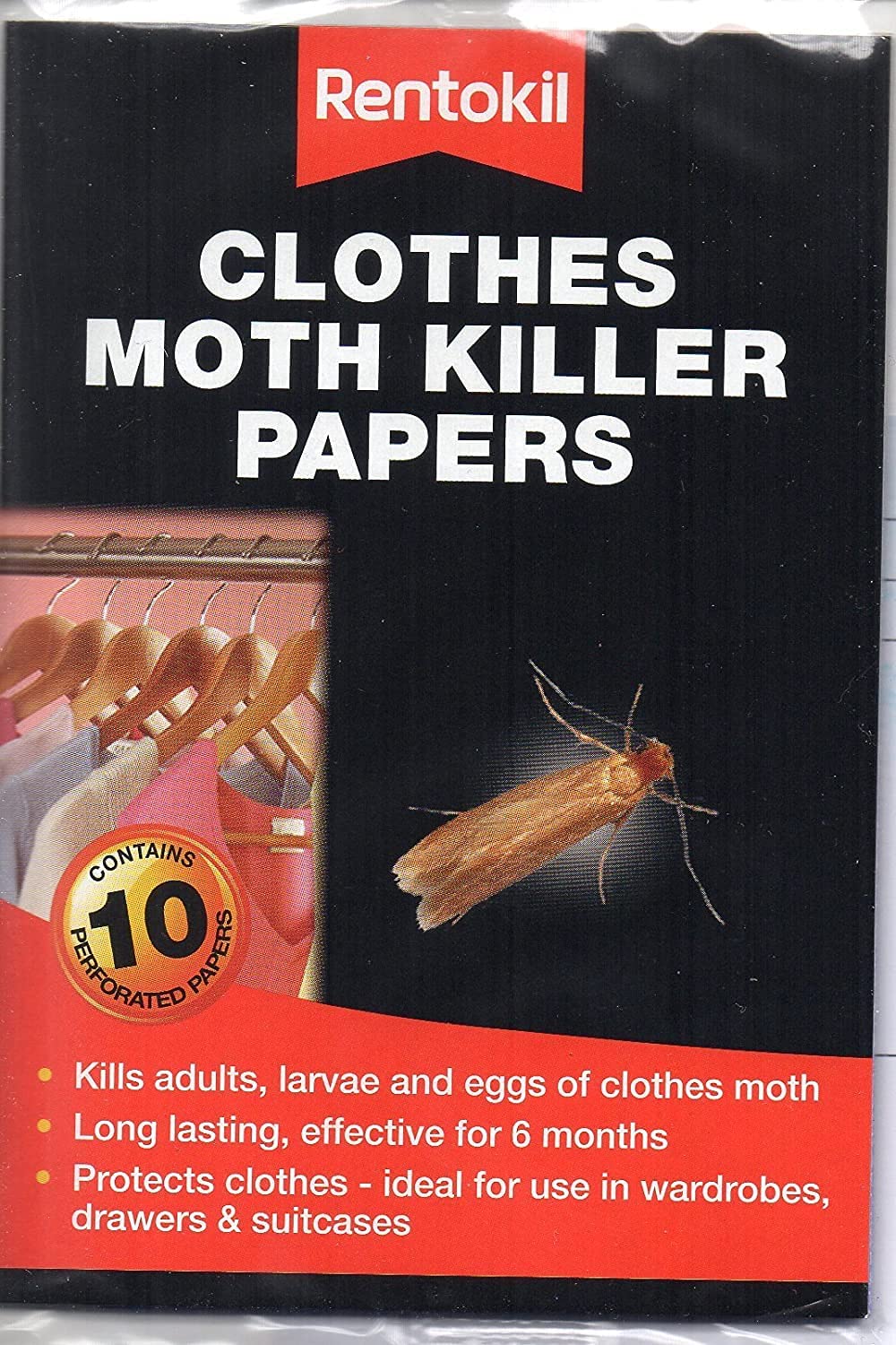 Clothes Moth Killer Papers – 10 Pack