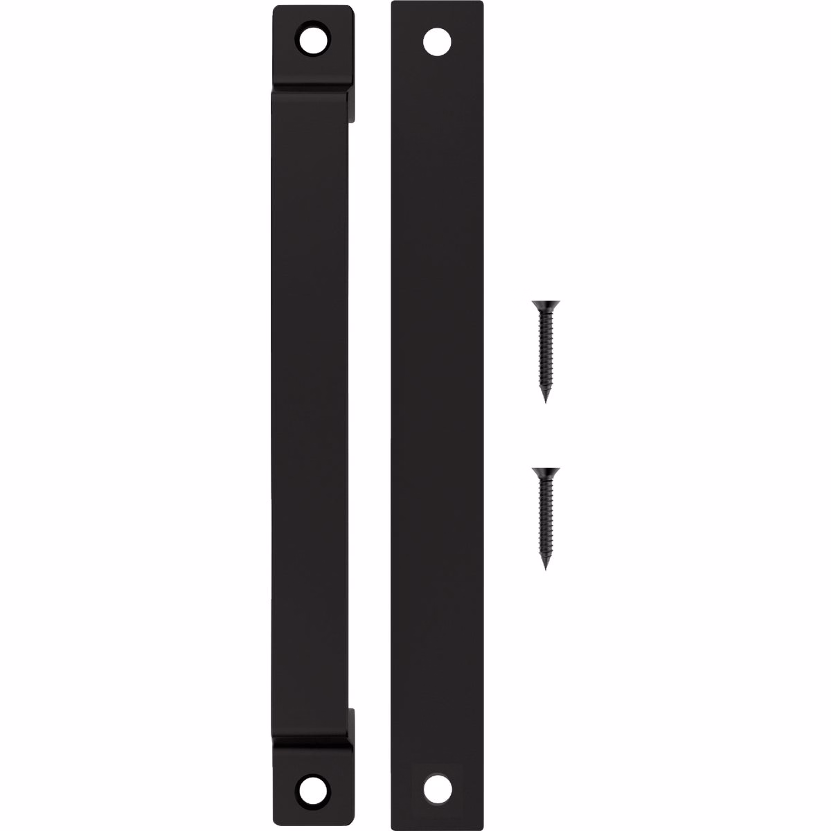 National Hardware 10 In. Black Modern Gate Pull