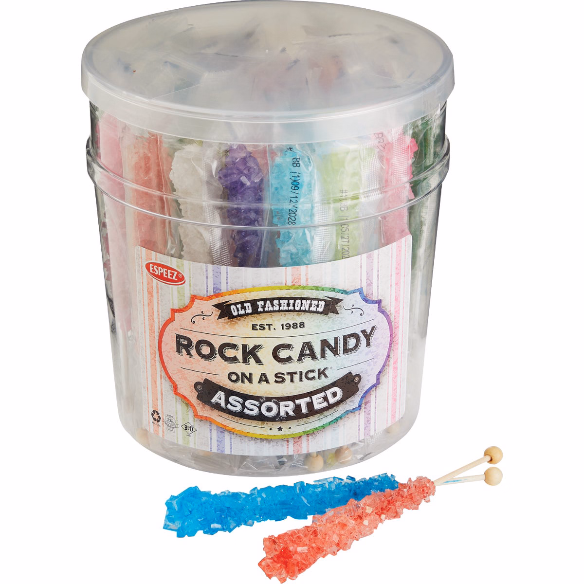 Espeez Assorted Flavor Rock Candy on a Stick