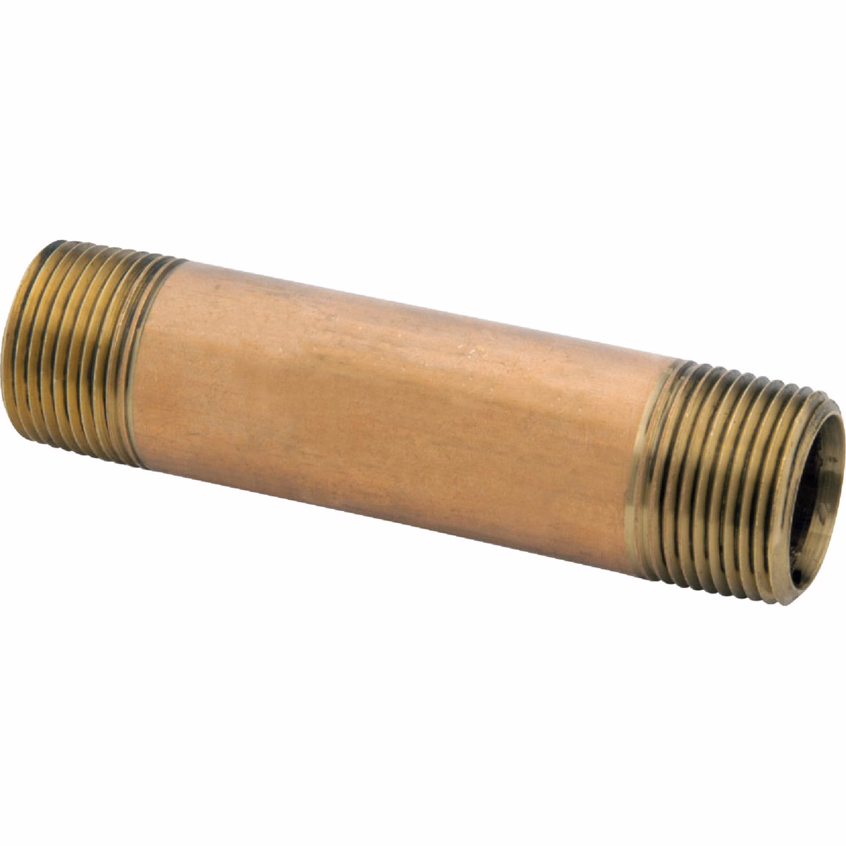 Anderson Metals 1/2 In. x 2-1/2 In. Red Brass Nipple