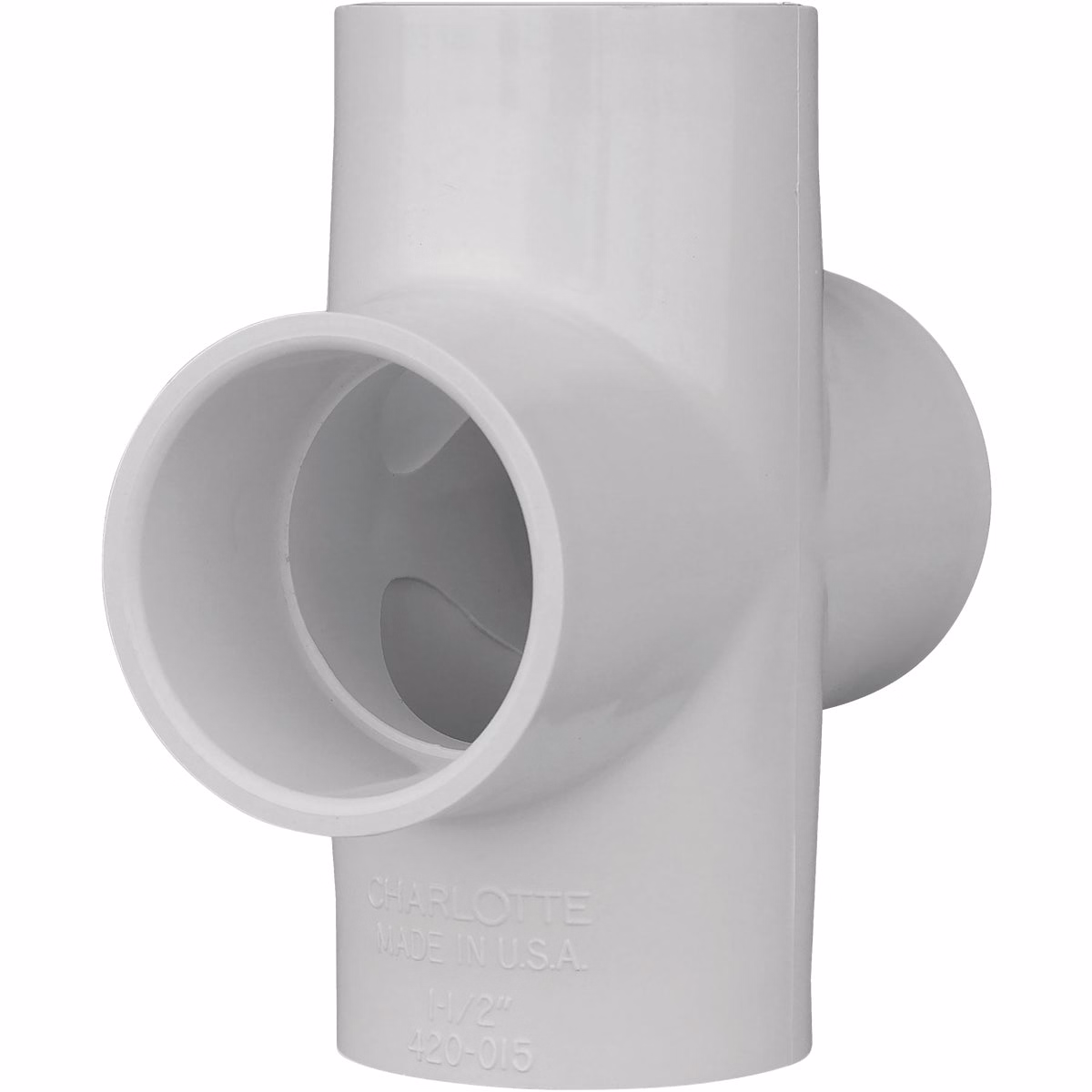 Charlotte Pipe Schedule 40 1-1/2 in. PVC Pipe Cross
