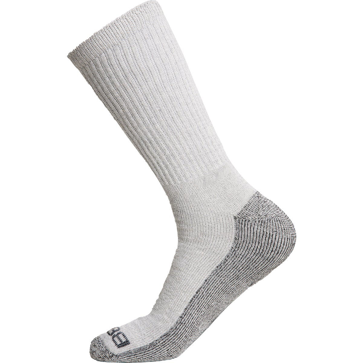 Berne Men's 12 to 15 Gray Everyday Work Crew Socks (3-Pack)
