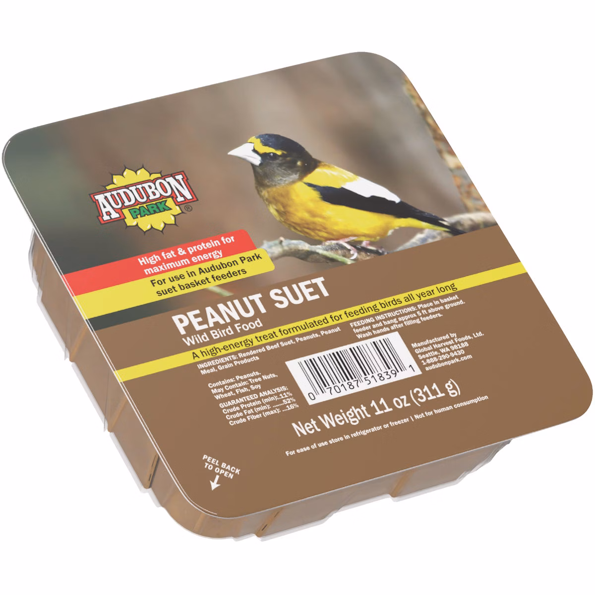 Audubon Park 11 Oz. Peanut Suet