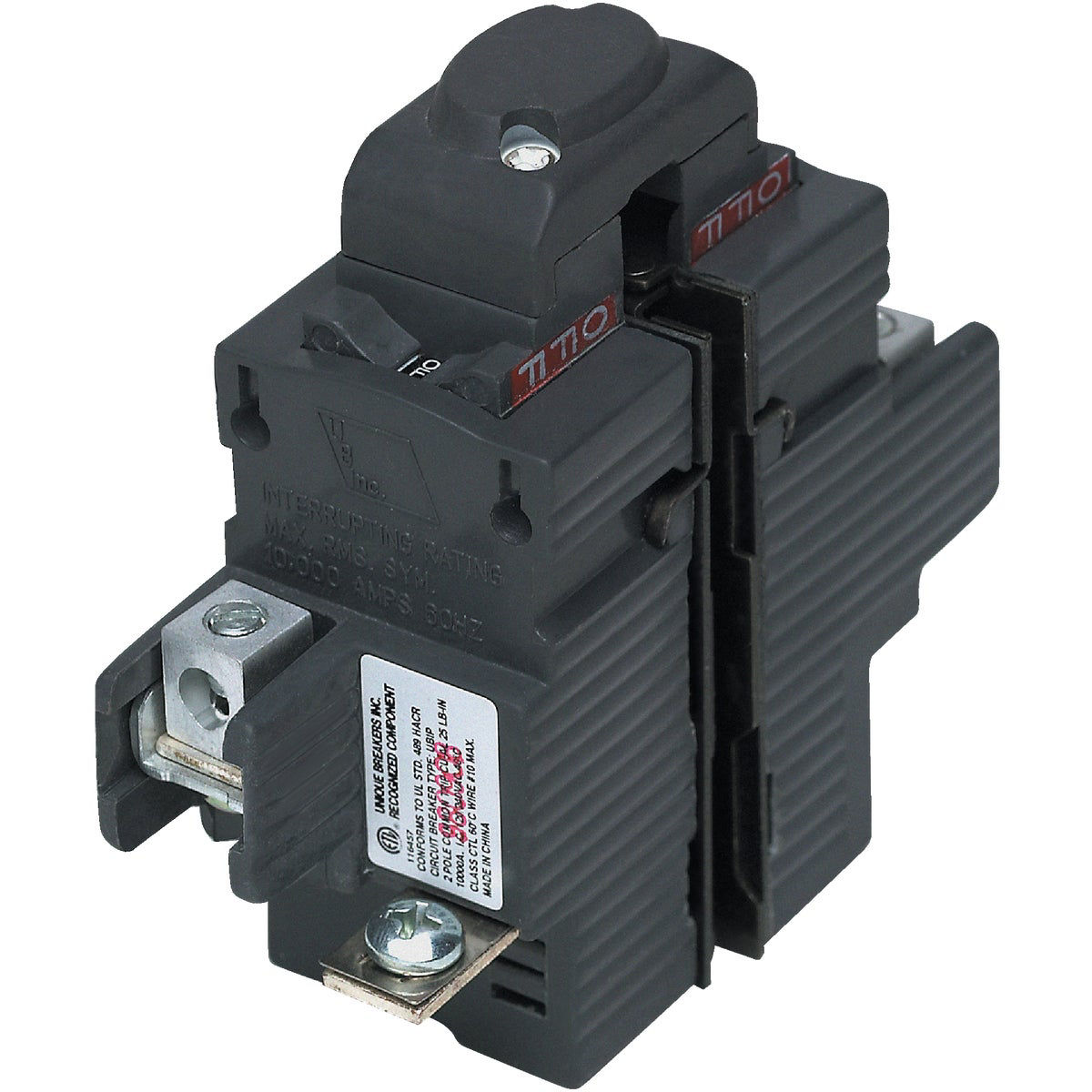 Connecticut Electric 40A Double-Pole Standard Trip Packaged Replacement Circuit Breaker For Pushmatic