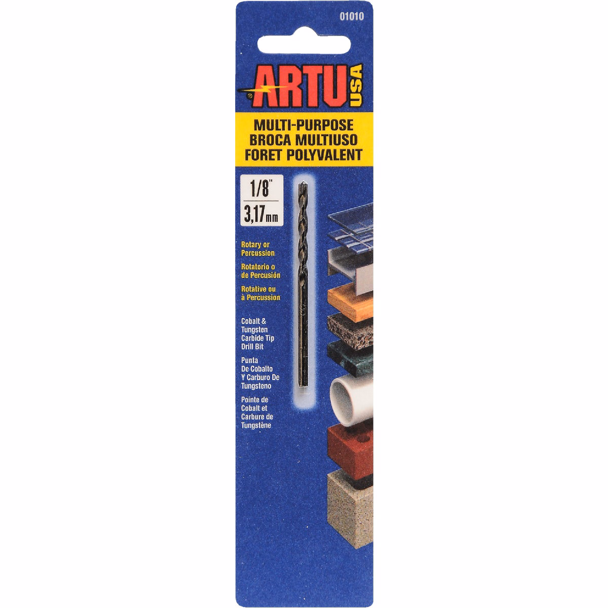 ARTU 1/8 In. Cobalt General Purpose Drill Bit