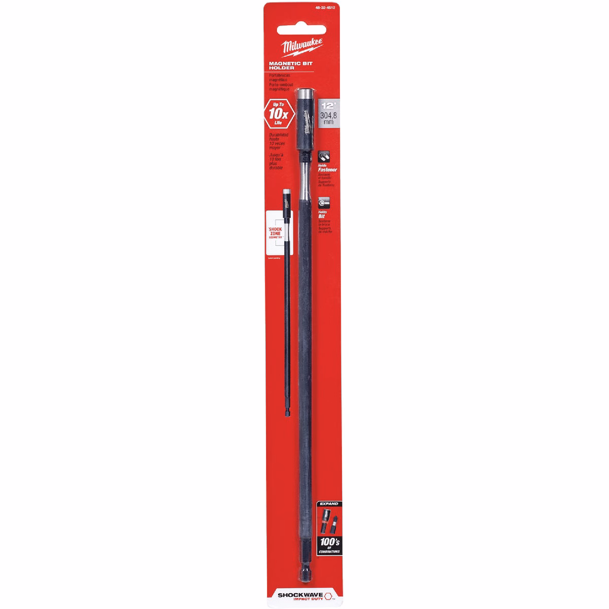 Milwaukee SHOCKWAVE 12 In. Magnetic Bit Holder