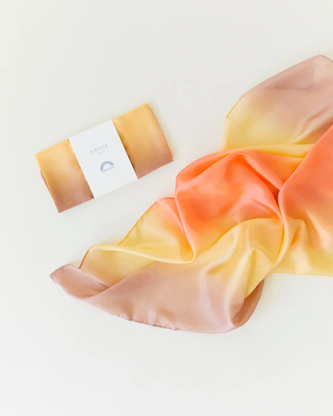 Desert Playsilk – Earth Collection – Open-Ended 100% Silk, Natural Toys