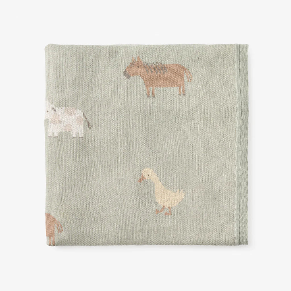 On the Farm Knit Blanket