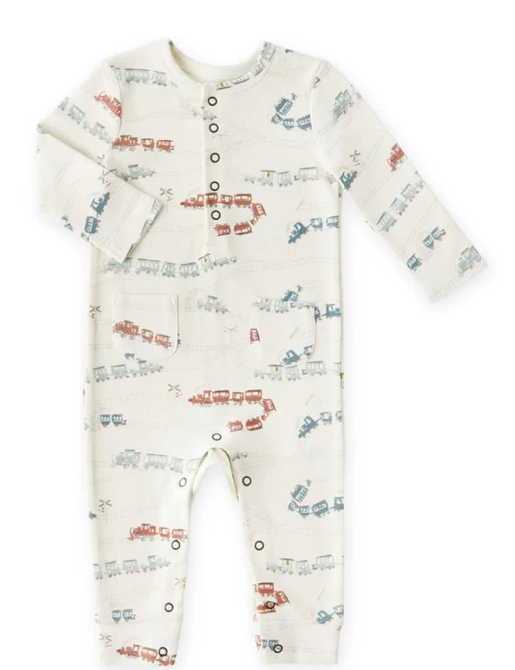 Henley Patch Pocket Romper