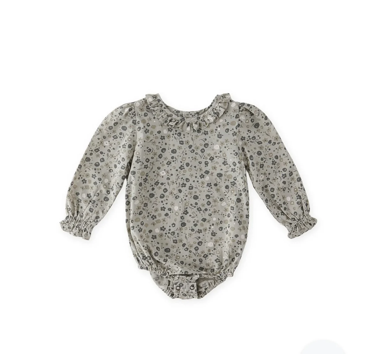 Woven Flutter Neck One-Piece