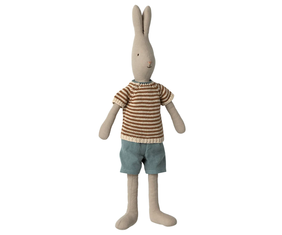 Rabbit, Size 3 – Knitted Shirt and Shorts