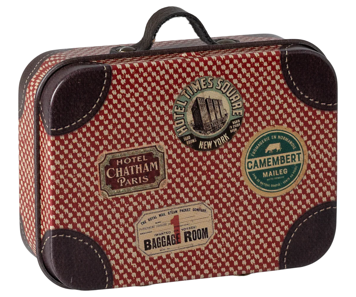 Suitcase, Micro – Red