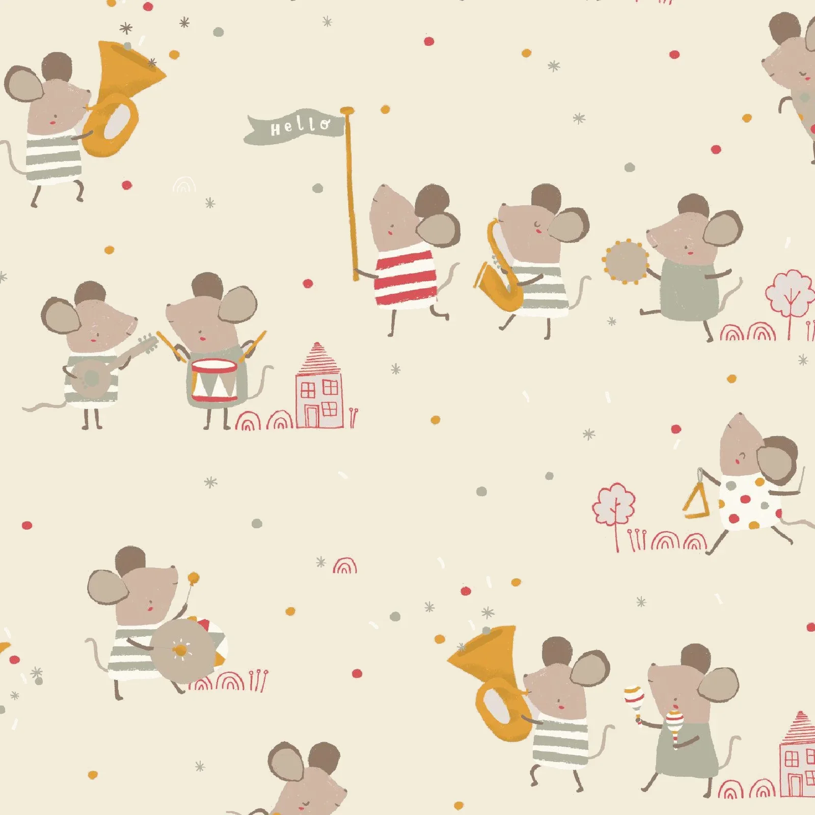 Organic Cotton Magnetic Footie - Of Mice & Band - Image 3