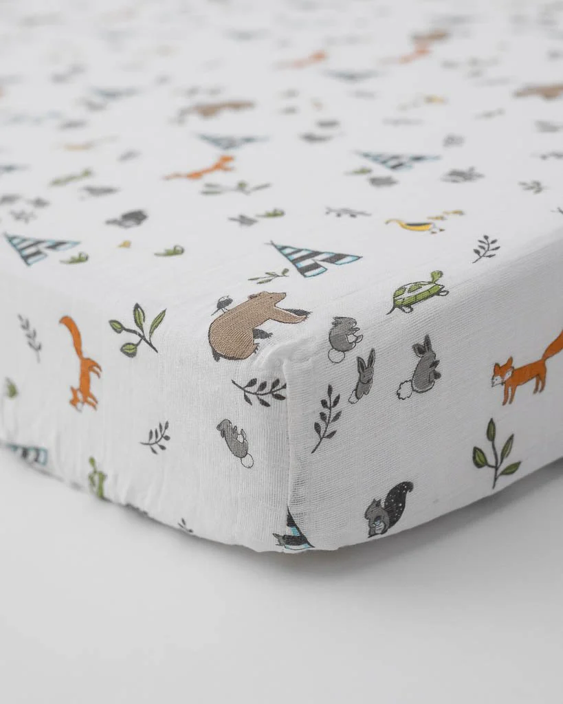 Cotton Muslin Crib Sheet