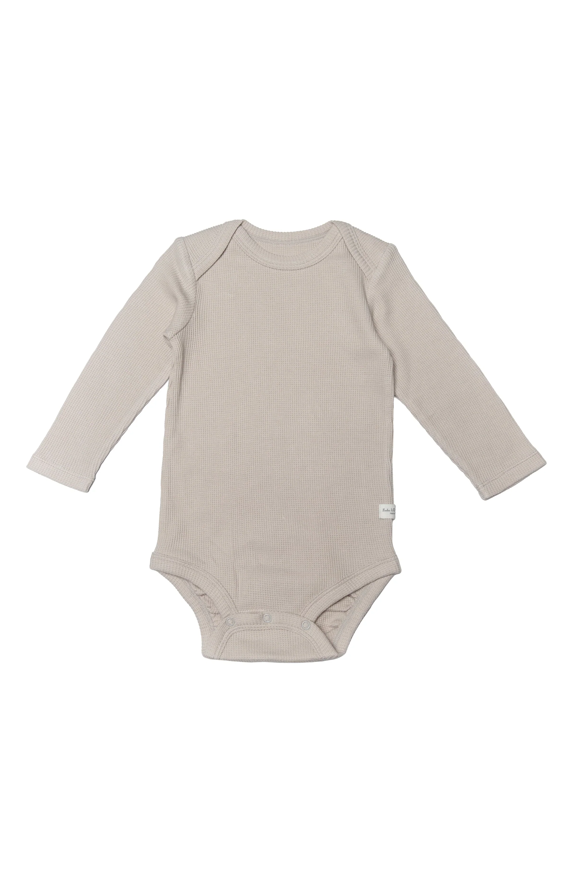 Waffle Long Sleeve Bodysuit – Silver Birch