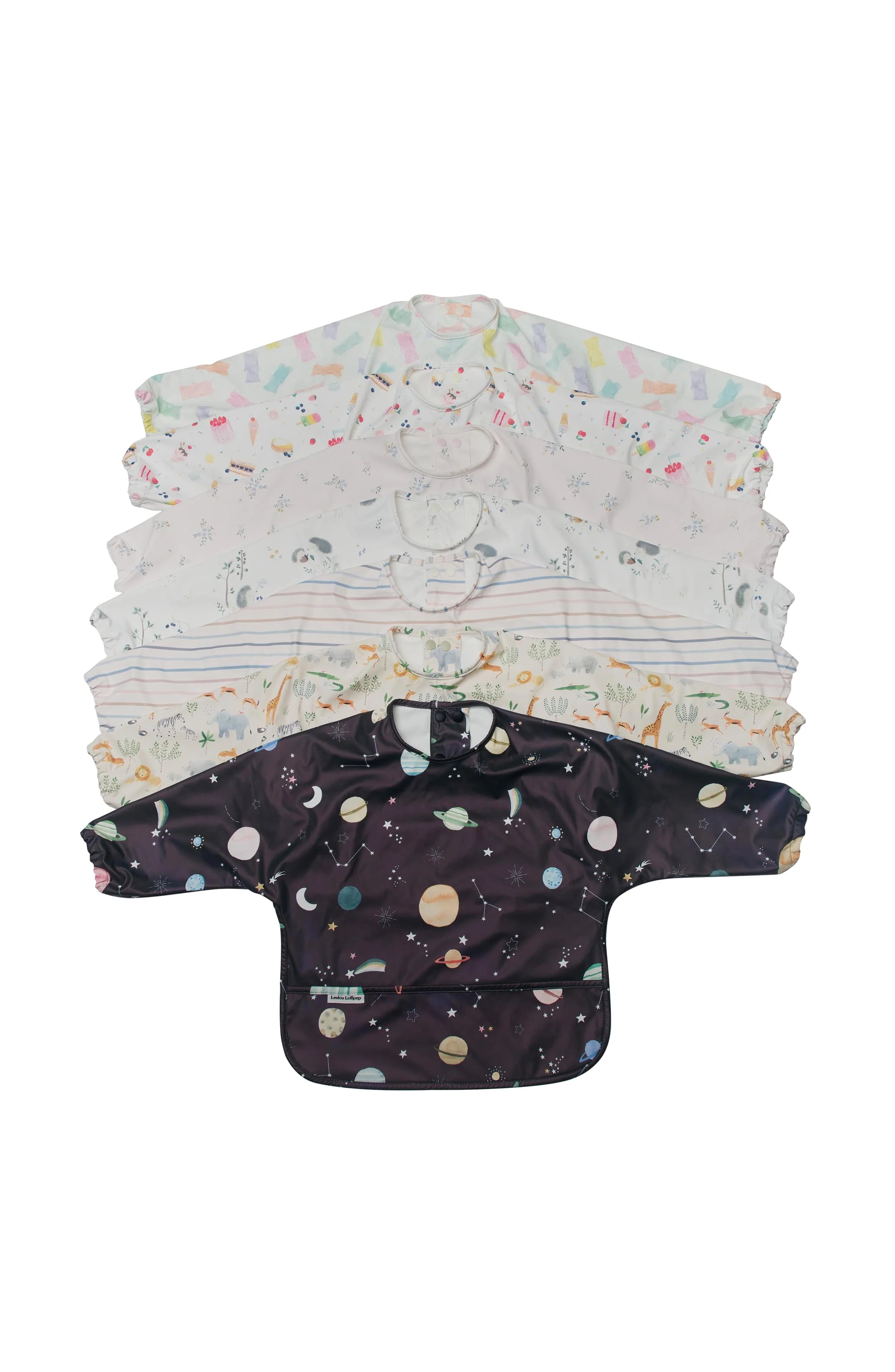 Loulou Lollipop Long Sleeve Waterproof Bib