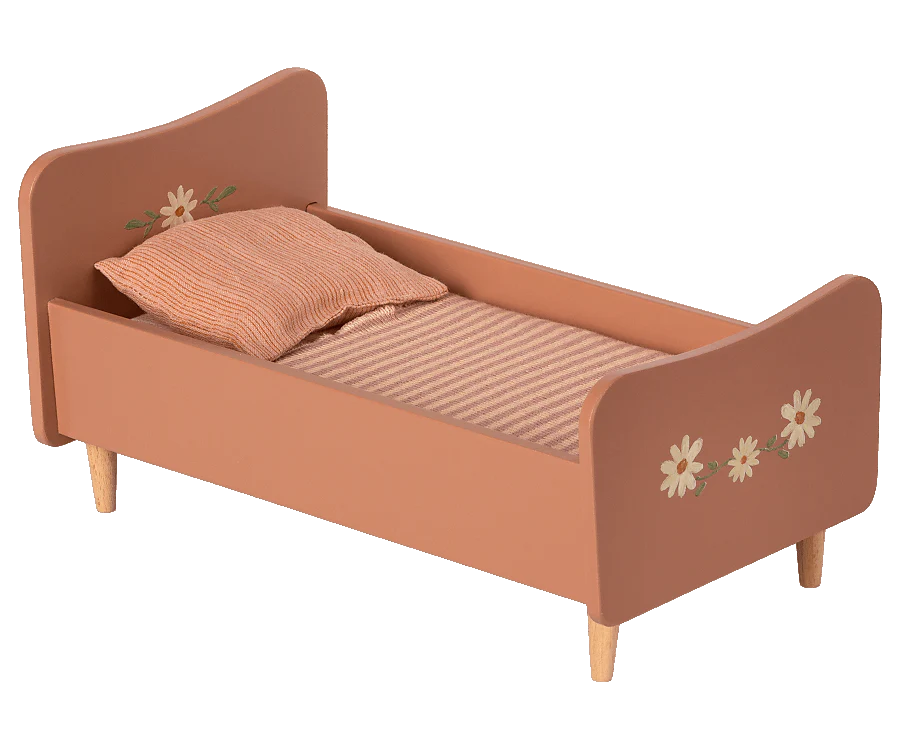 Wooden bed, Mini – Rose